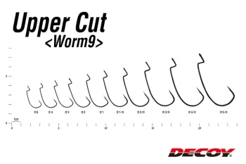 CARLIGE OFFSET DECOY WORM 9 UPPER CUT NR.6 9BUC/PLIC - Img 3