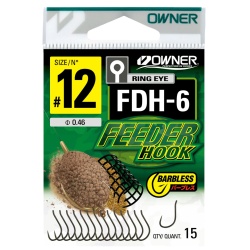 CARLIGE OWNER FDH-6 BARBLESS PICKET HOOK BROWN NR.10, BUC/PAC 14