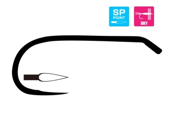 CARLIGE TIEMCO FLY TMC100SP-BL NR.16 BARBLESS 20BUC/PLIC