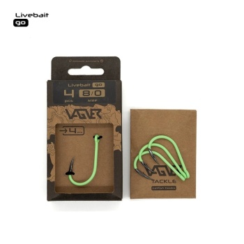 CARLIGE VAGNER HOOK LIVEBAIT GO NO 8/0, BUC/PAC 4 - Img 8