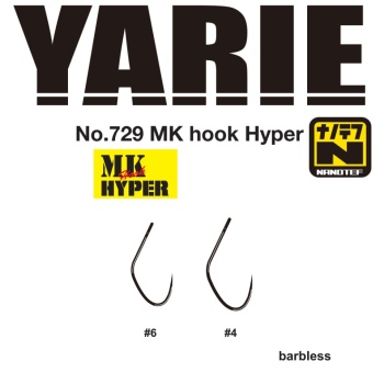 CARLIGE YARIE JESPA 729 MK HYPER 04 BARBLESS 16BUC/PLIC