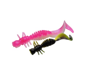 CREATURA BERKLEY POWERBAIT POWER CURLY 55MM SALMON EGG RED / BLACK - Img 2