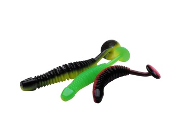 CREATURA BERKLEY POWERBAIT POWER LEECH 50MM SPRING GREEN / SUNSHINE YELLOW - Img 2