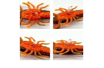 CREATURA SAVAGE GEAR 3D CRAYFISH RATTLING 5,5CM/1,6G RED UV - Img 3