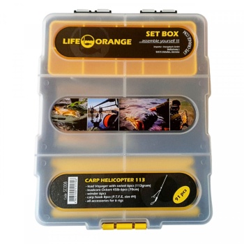 CUTIE CU ACCESORII CRAP ORANGE CARP HELICOPTER 113 91PIESE