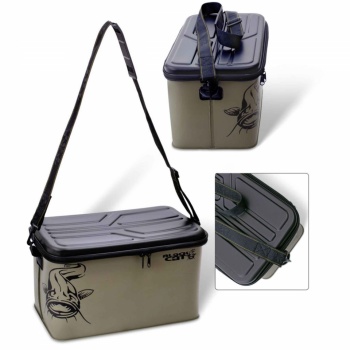 CUTIE FLEXIBILA ACCESORII PESCUIT BLACK CAT FLEX BOX CARRIER 40X24X25CM - Img 3