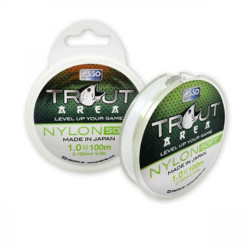 FIR ASSO TROUT AREA NYLON SOFT 100M 0.128MM GREEN