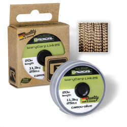 FIR CU CAMASA RADICAL WARYCARP LINK 0.35MM/35LB 20M CAMOU OLIVE