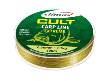 FIR MONIFILAMENT CLIMAXCULT CRAP EXTREME 1000M 0.30MM MATT OLIVE
