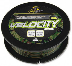 FIR MONOFILAMENT CARP SPIRIT VELOCITY XS CAMO 1200M 0.27MM