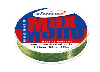FIR MONOFILAMENT CLIMAX MAX MONO OLIV 100M 0.25MM