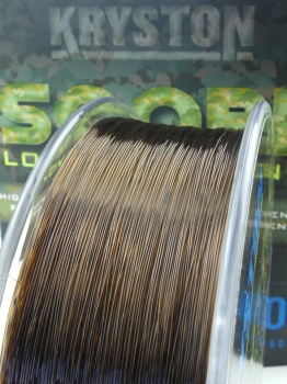 FIR MONOFILAMENT KRYSTON SCORE LONGSHOT 0.33MM 18.5LB 8.8KG DARK BROWN 1000M - Img 3