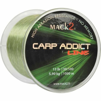 FIR MONOFILAMENT MACK2 CARP ADDICT 1000M VERDE 0.33MM, 6.5KG