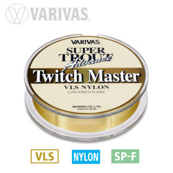 FIR MONOFILAMENT VARIVAS SUPER TROUT TWITCH MASTER 100M 0.165MM 5LB GOLD