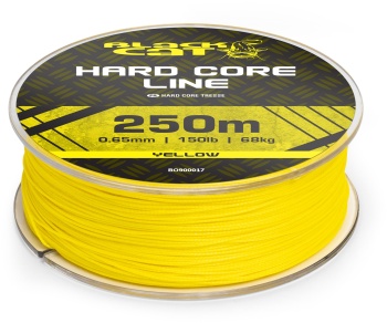 FIR TEXTIL BLACK CAT BC HARD CORE LINE YELLOW 68KG 0.65MM 250M - Img 6