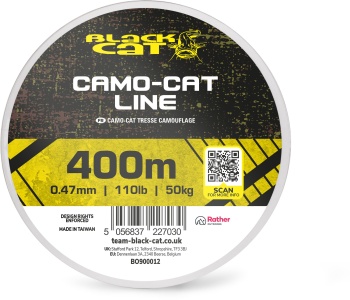 FIR TEXTIL BLACK CAT CAMO-CAT LINE 50KG 0.47MM 400M
