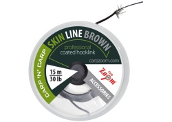 FIR TEXTIL CARP ZOOM SKINLINE X4 20LB 15M MATT BROWN