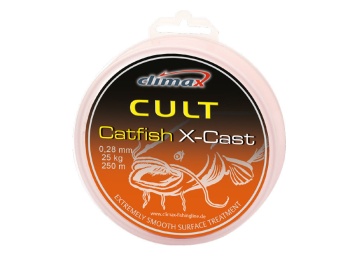 FIR TEXTIL CLIMAX CULT CATFISH X-CAST ORANGE 250M 0.28MM 25KG