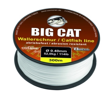 FIR TEXTIL CORMORAN BIG CAT 8XBRAID WHITE 040MM/68KG/300M