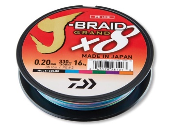 FIR TEXTIL DAIWA J-BRAID GRAND X8E MC 0.13MM/8,5KG/3000M