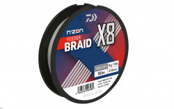 FIR TEXTIL DAIWA NZON 8XBRAID STEEL GRAY 0.12MM / 8.5KG / 150M