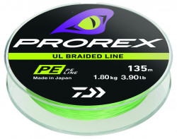 FIR TEXTIL DAIWA PROREX UL FINESSE BRAID 0,25MM/1,8KG/135M
