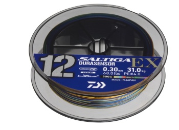 FIR TEXTIL DAIWA SALTIGA DURASENSOR X12 EX+SI3 MULTICOLOR 014MM/27LBS/300M