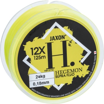 FIR TEXTIL JAXON HEGEMON SUPRA 12X FLUO 125M 0.12MM 11KG
