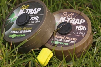 FIR TEXTIL KORDA N-TRAP SOFT COATED GRAVEL 20M 30LBS - Img 2
