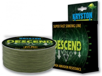 FIR TEXTIL KRYSTON DESCEND SUPER FAST SINKING LINE 300M 0.23MM 20LB