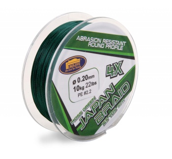 FIR TEXTIL LINEAEFFE JAPAN BRAID X4 0,12MM/5,5KG 150M VERDE