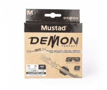 FIR TEXTIL MUSTAD DEMON PERFECT BRAID 8 CHART. 018MM 9.0KG 150M