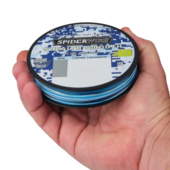 FIR TEXTIL SPIDERWIRE STEALTH X8 0.15MM 150M 16.5KG BLUE CAMO - Img 2