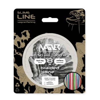 FIR TEXTIL VAGNER BRAIDED LINE REFLEX 300M MULTICOLOR 0.60MM, 300M, 63KG - Img 4