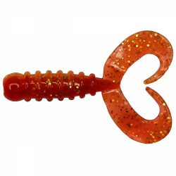 GRUB ROCK'N BAIT CULTIVA RB-1 31 CRAB ORANGE RING TWIN TAIL