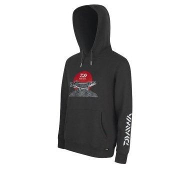 HANORAC DAIWA HOODIE JAPAN PIKE CHARCOAL MAR.M - Img 2