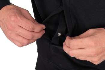 HANORAC FOX COLLECTION ZIPPED HOODY - BLACK - S - Img 2