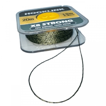 HOOKLINK X8 ORANGE CAMO GREEN 20LB 20M - Img 3