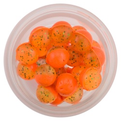 ICRE PASTRAV BERKLEY POWERBAIT POWER CLEAR EGGS CLEAR GREEN-FL. ORANGE