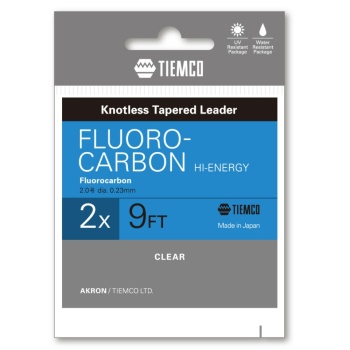 INAINTAS FLY TIEMCO FLUOROCARBON HI-ENERGY LEADER 9FT 3X