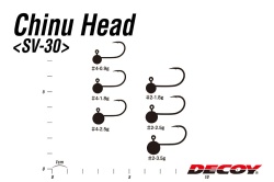 JIG DECOY SV-30 CHINU HEAD NR.4 1.8GR 5BUC/PLIC
