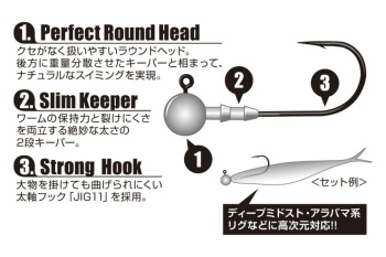 JIG DECOY VJ-30 STANDARD HEAD NR.3/0 5GR 3BUC/PLIC - Img 3