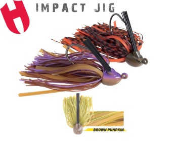 JIG HERAKLES IMPACT ANTIBRADIS 1/4oz 7gr Brown/Pumpkin
