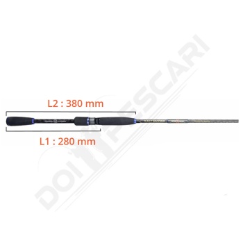 Lanseta Sakura Salt Sniper Spinning SALSS 742 M 2.25m 10-40gr Special Solid Tip EGI Tiprun