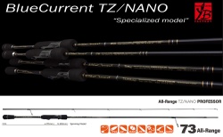 LANSETA YAMAGA BLANKS BLUE CURRENT 73ALL RANGE TZ-NANO PROFESSOR 2.22M 0.5-12GR 2BUC FUJI TITANIUM TORZITE
