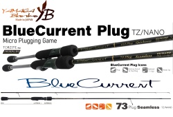 LANSETA YAMAGA BLANKS BLUE CURRENT 73PLUG SEAMLESS TZ-NANO 2.22M 1.5-6GR 2BUC FUJI TITANIUM TORZITE