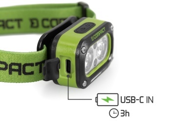 LANTERNA FRONTALA DELPHIN COMPACT 3W / 120LM / 1200MAH - Img 4