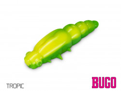 LARVE DELPHIN BUGO CHEESE, CULOARE VOGON, 4CM, 15BUC/PLIC