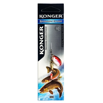LINGURA ROTATIVA KONGER PALIA NO.1 3.5GR H004 HOLO RED