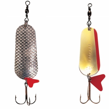 LINGURITA OSCILANTA 16GR 45MM DAM EFFZETT SCALES SPOON SILVER GOLD